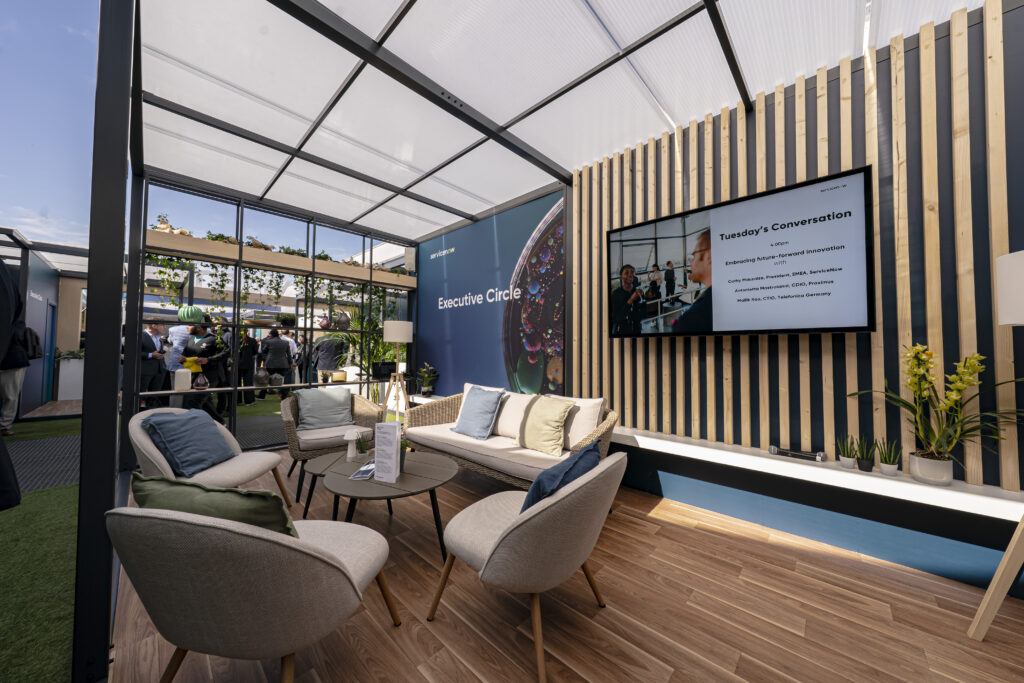 Neil Scrivener, Executive Producer for ServiceNow at Mobile World Congress (MWC) 2025. 