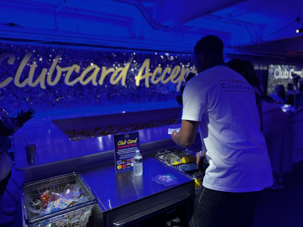 Neil Scrivener project directed an event for Tesco to celebrate the 30th birthday of the Club Card - with Blue and B*Witched performing.