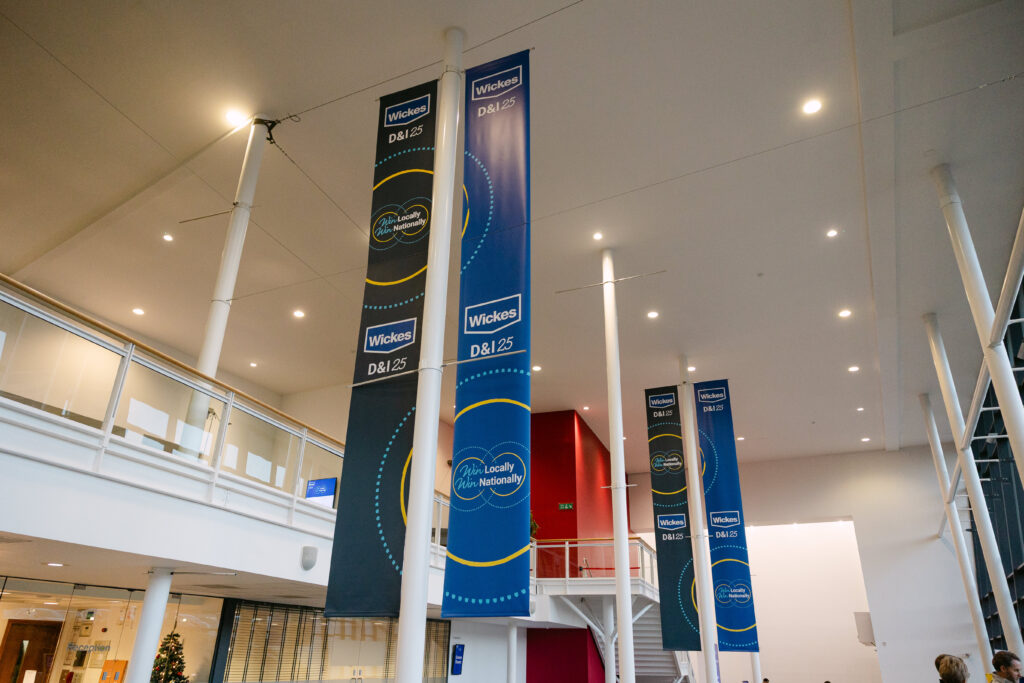 Neil Scrivener led a project for DIY retailer Wickes at Telford International Centre.