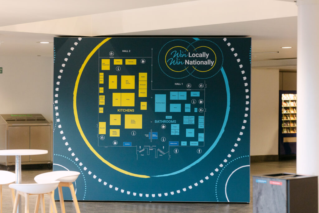 Neil Scrivener led a project for DIY retailer Wickes at Telford International Centre.