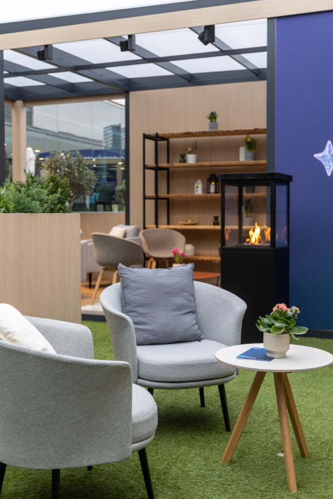 Neil Scrivener led ServiceNow's flagship host area in the Gardens at Fira Barcelona at Mobile World Congress 2026. 