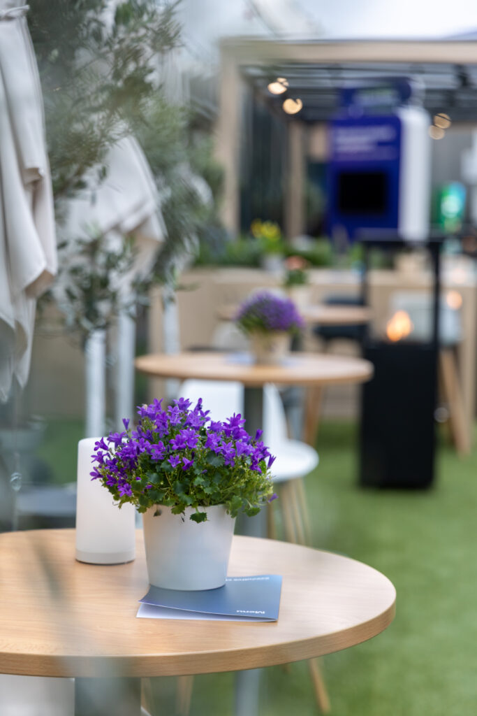 Neil Scrivener led ServiceNow's flagship host area in the Gardens at Fira Barcelona at Mobile World Congress 2026. 