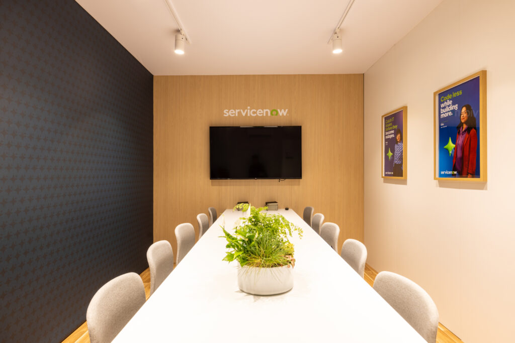 Neil Scrivener led ServiceNow's flagship host area in the Gardens at Fira Barcelona at Mobile World Congress 2026. 